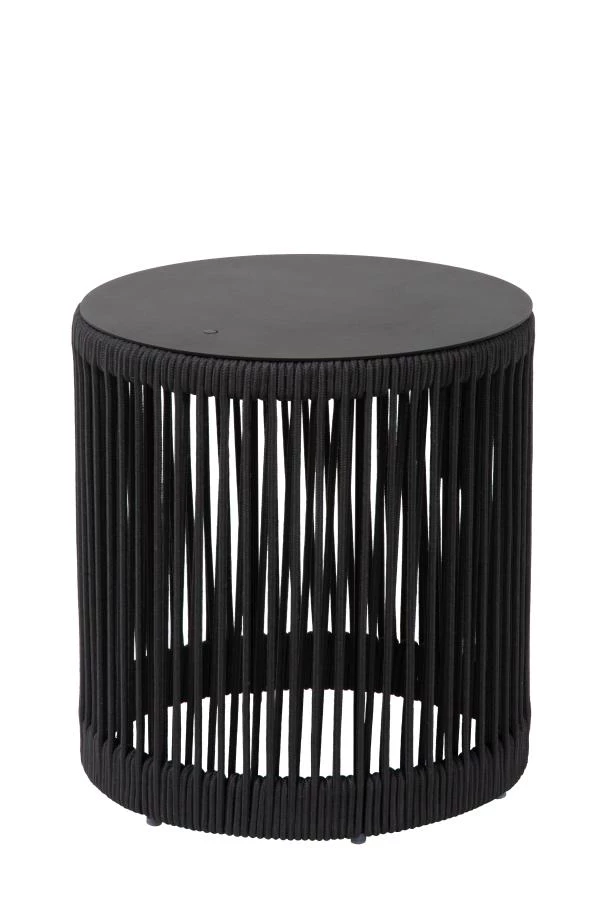 Lucide PINGI - Lámpara de suelo Recargable Dentro/Fuera - Batería/acumulador - Ø 33,5 cm - LED 3 StepDim - 1x3W 3000K - IP44 - Negro - apagado